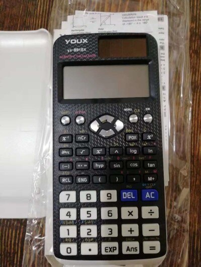 991ms videnskabelige lommeregnere 2- -linjers tekniske regnemaskine standard funktion regnemaskiner led calculadora cientifica: 991ex