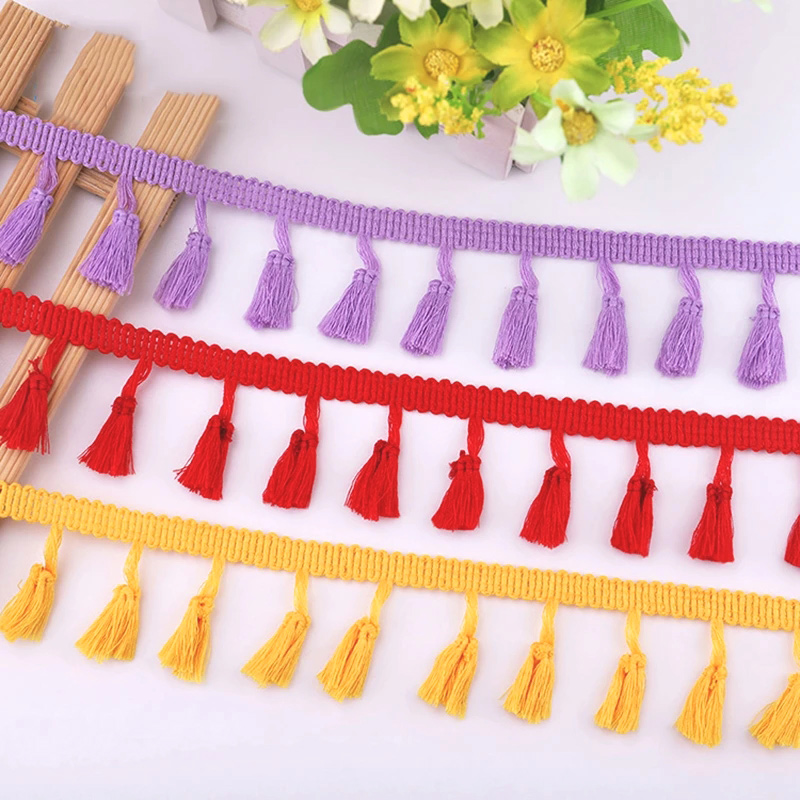 10 Meter Kwastje Kant Lint Diy Handgemaakte Ambachtelijke Accessoires Franje Katoenen Kanten Rand Lint Naaien Jurk Kledingstuk Gordijn