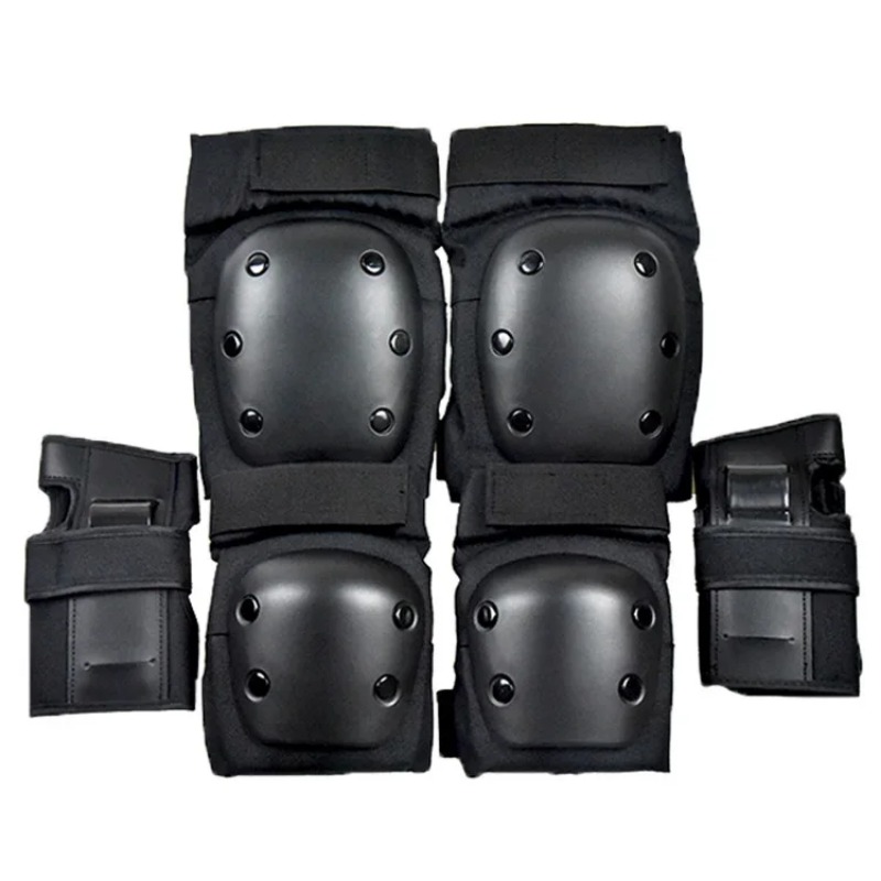 Skateboard Protective Gear Protector Set Knee Elbow Pads Longboard Adult Children Bicycle Inline Roller Skates Outdoor Sport