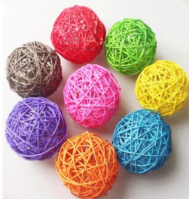 Bunte cane silk ball kann verwendet werden in home bar, supermarkt und markt dekoration DIY manuelle material viele größen (durchmesser)