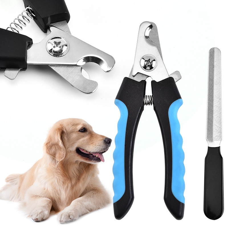 Coupe-ongles pour chien et chat, avec faucille, ciseaux de toilettage en acier inoxydable, pour griffes d'animaux, fournitures pour chiens
