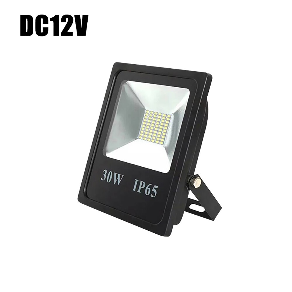 DC12-80V LED Floodlight IP66 Waterproof Flood Light 10W 20W 30W 50W 100W White Outdoor Spotlight For Night Market
