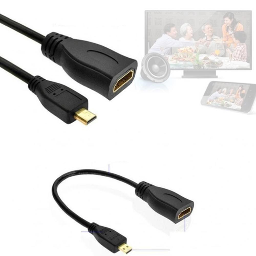 micro hdmi to hdmi male to female small to large conversion HD HD line cable D-TYPE line 3D4K V5U8