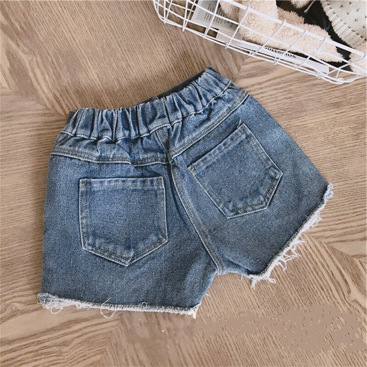 Humor ours nouveaux vêtements d'été bébé filles Shorts Denim Shorts garçons Shorts filles trous Shorts pour enfants vêtements pantalons