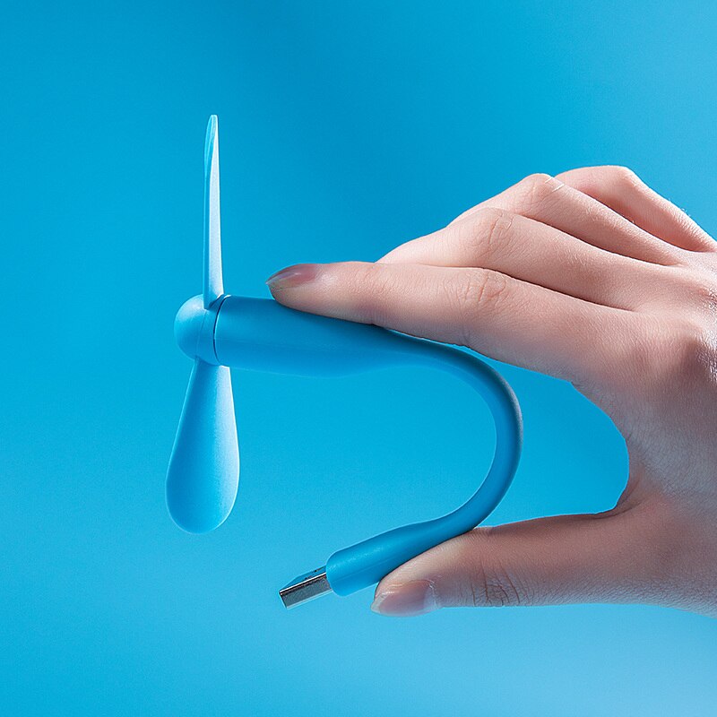 Portable Mini Cooling USB Fan Portable Power Supply Fan Micro USB Fans Flexible Summer Gadget Cooling Accessories