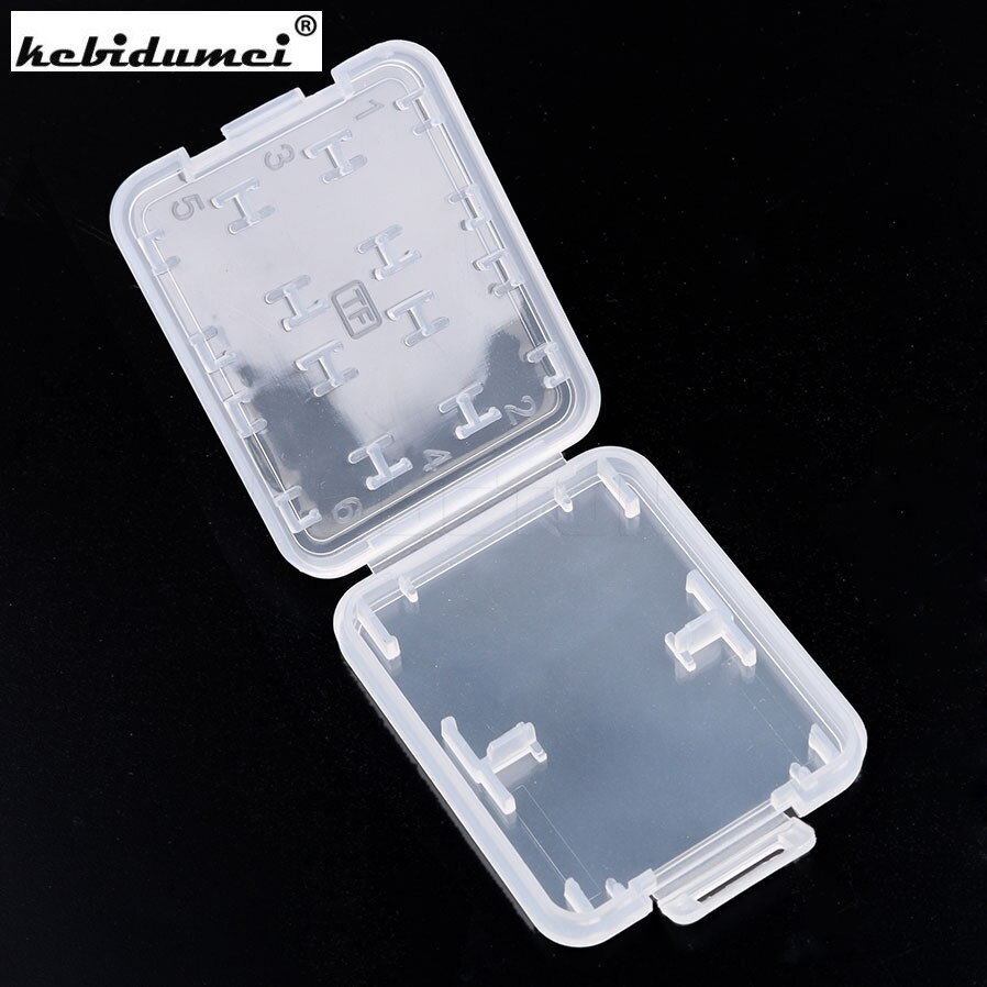 Kebidumei 8 in 1 Plastic Micro Sd-kaart Case Box Houder voor SDHC TF MS Geheugenkaart Opslag Case Protector