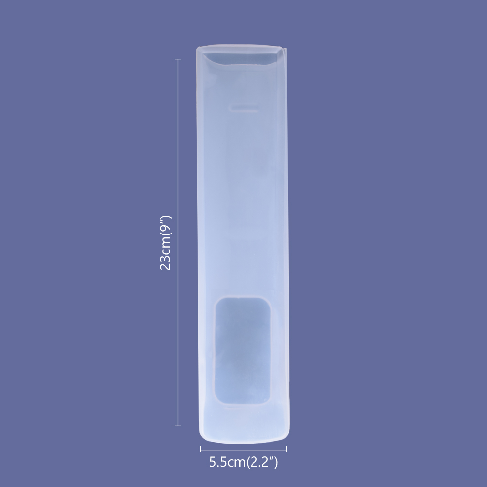14 Sizes Transparent Silicone TV Air Condition Remote Control Protctive Case Cover Waterproof Dust Protective Storage Bag: Blue