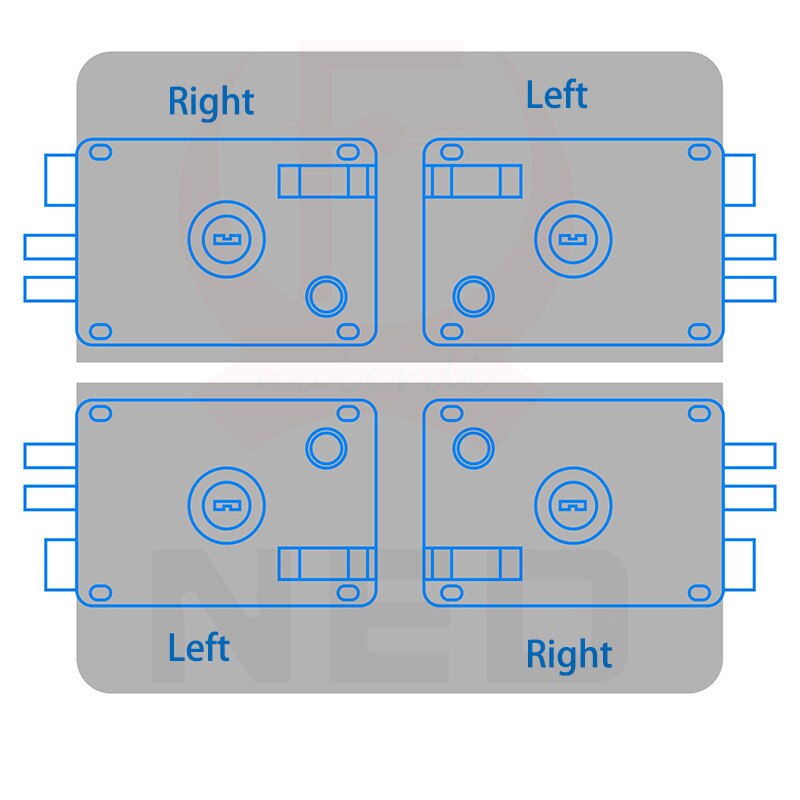Best Exterior Iron Door Locks Security Anti-theft Lock Multiple Insurance Lock Wood Gate Lock For Furniture Hardware lock pick
