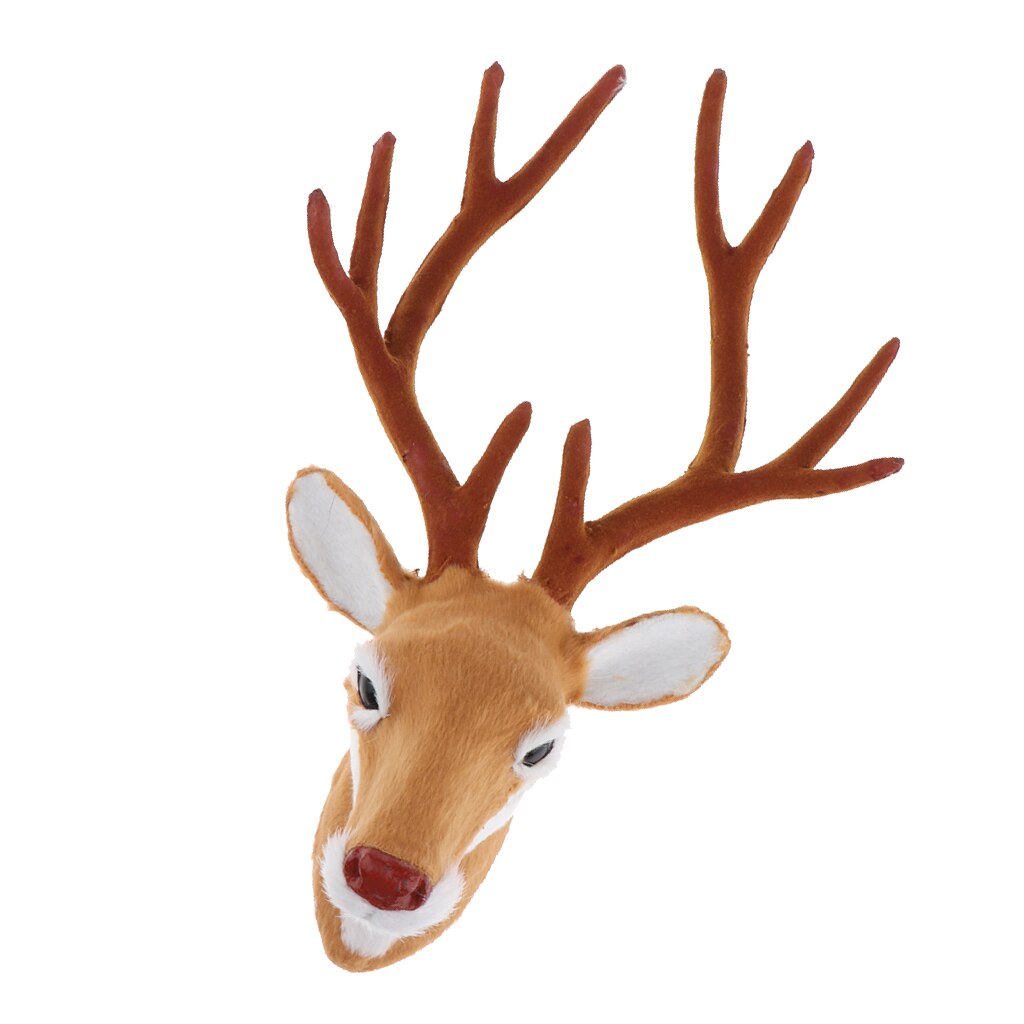 Sculpture murale tête Faux cerf | Modèles de têtes d'animal, décoration de maison, décor jardin et jardin,