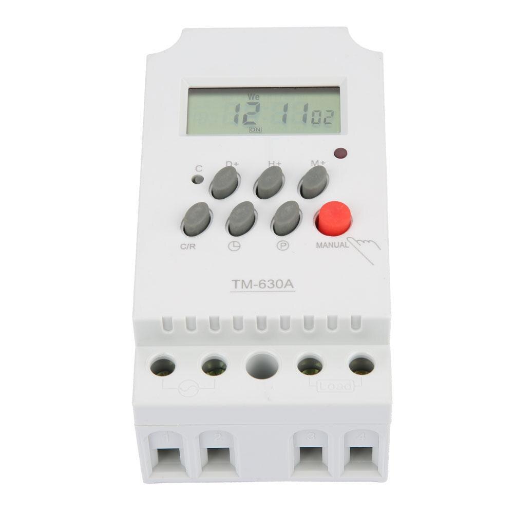 TM630A 12 V DC/AC220V Mini LCD Digitale Microcomputer Controle Power Tijdschakelaar Goede