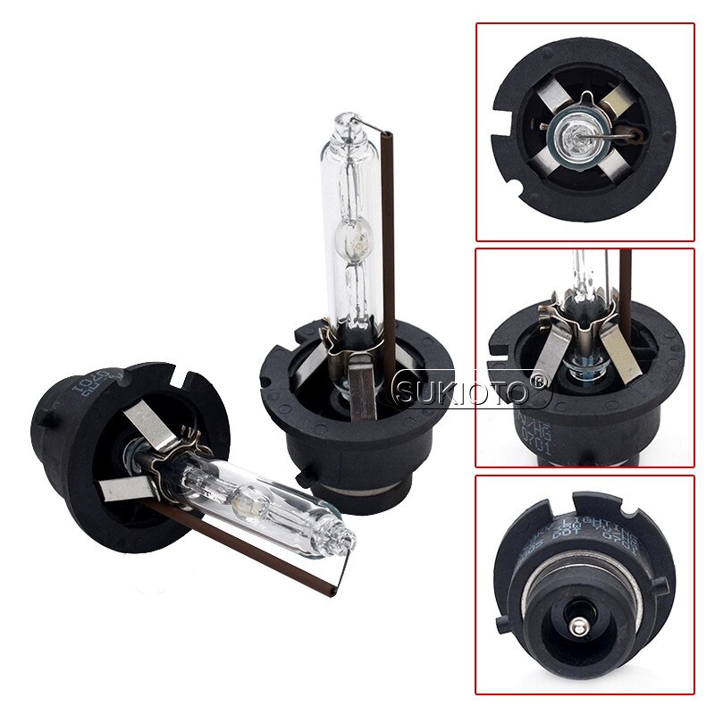 SUKIOTO High Bright D1S Yeaky 35W 4500K 5500K 6500K D3S Car Headlight Bulbs Yeaky D2S D4S Xenon Lamp Bulb D2R D4R Car Retrofit