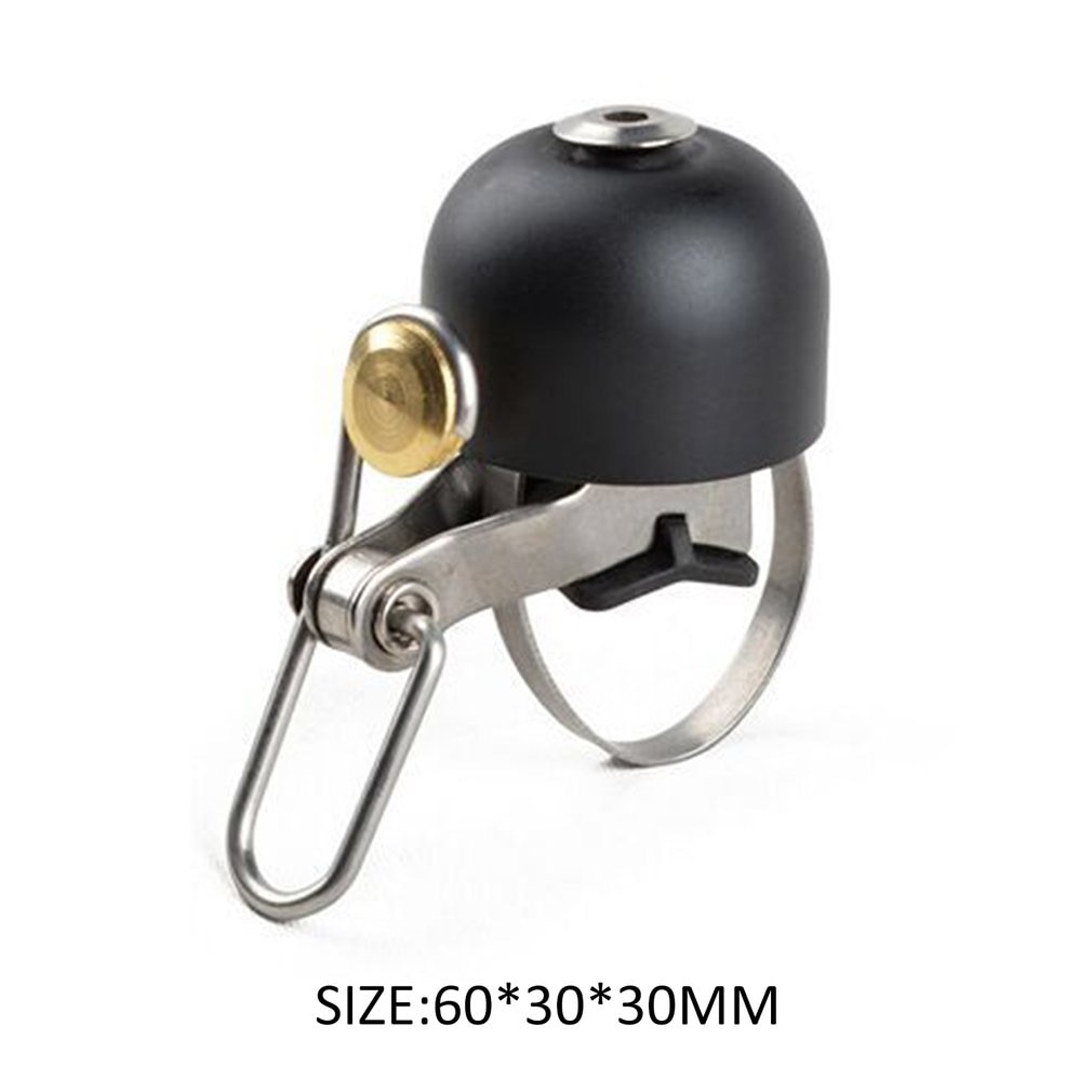 Timbre clásico de acero inoxidable para bicicleta, campana de bicicleta de acero inoxidable, sonido para manillar, alarma deportiva, accesorios para bicicleta