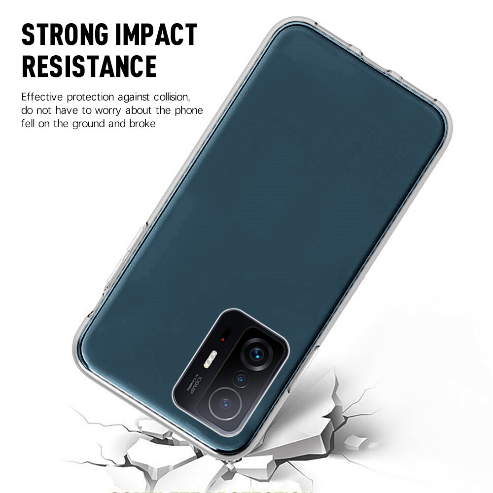 360 Cover Op Voor Xiaomi 11 T Pro 6.67Inch Case Soft Tpu Dubbelzijdig Transparant Coque Voor Xiaomi 11 T Xiomi Xaomi Mi11 T Mi 11Tpro