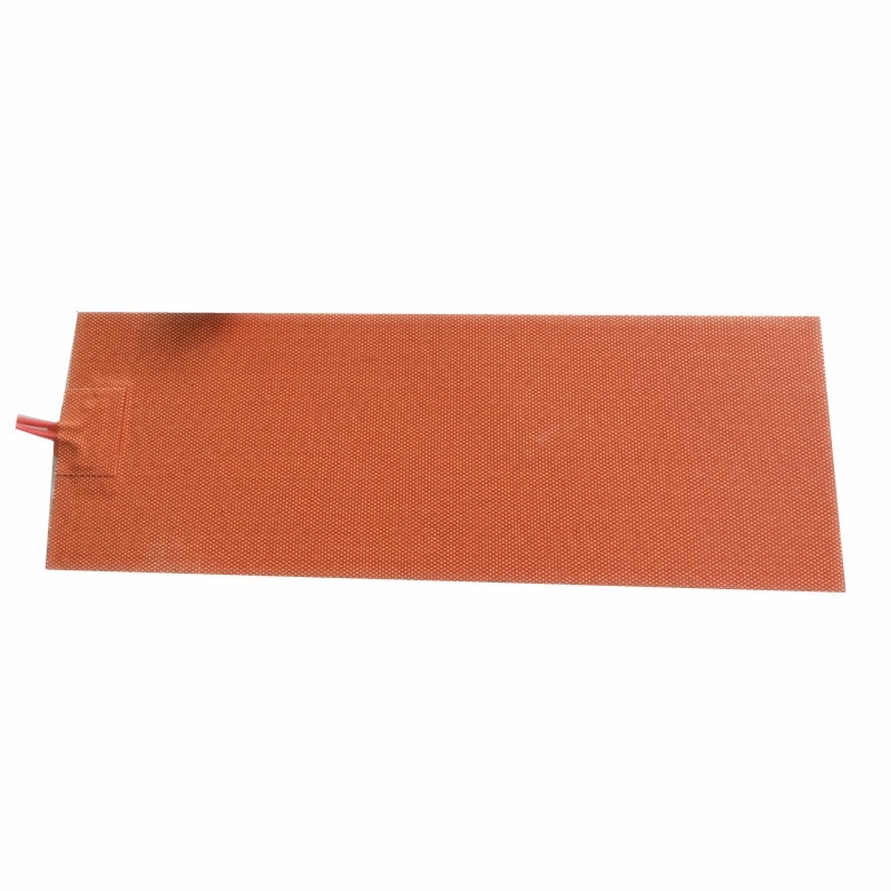 Calentador de silicona de 6 &quot;X8&quot;, 300W, 220V, bloque de motor, sartén de aceite, placa de calefacción de tanque hidráulico con cable de 2m, termostato 90C, almohadilla de calefacción PSA de 3M