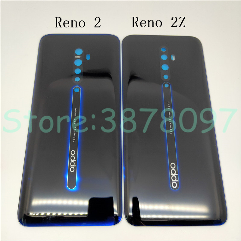 For Oppo Reno Z / Reno 2 / Reno 2Z Reno2 Z F Back Battery Cover Door Housing case Rear Glass Repair parts