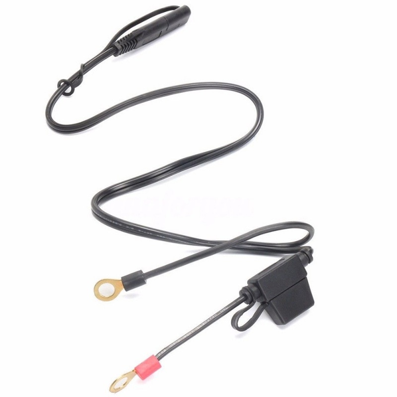 12V Motorrad Batterie Ladung USB Kabel Adapter Wasserdichte USB Ladegerät Ladegerät Sicherheits Zuverlässige Batterie Ladung USB Kabel