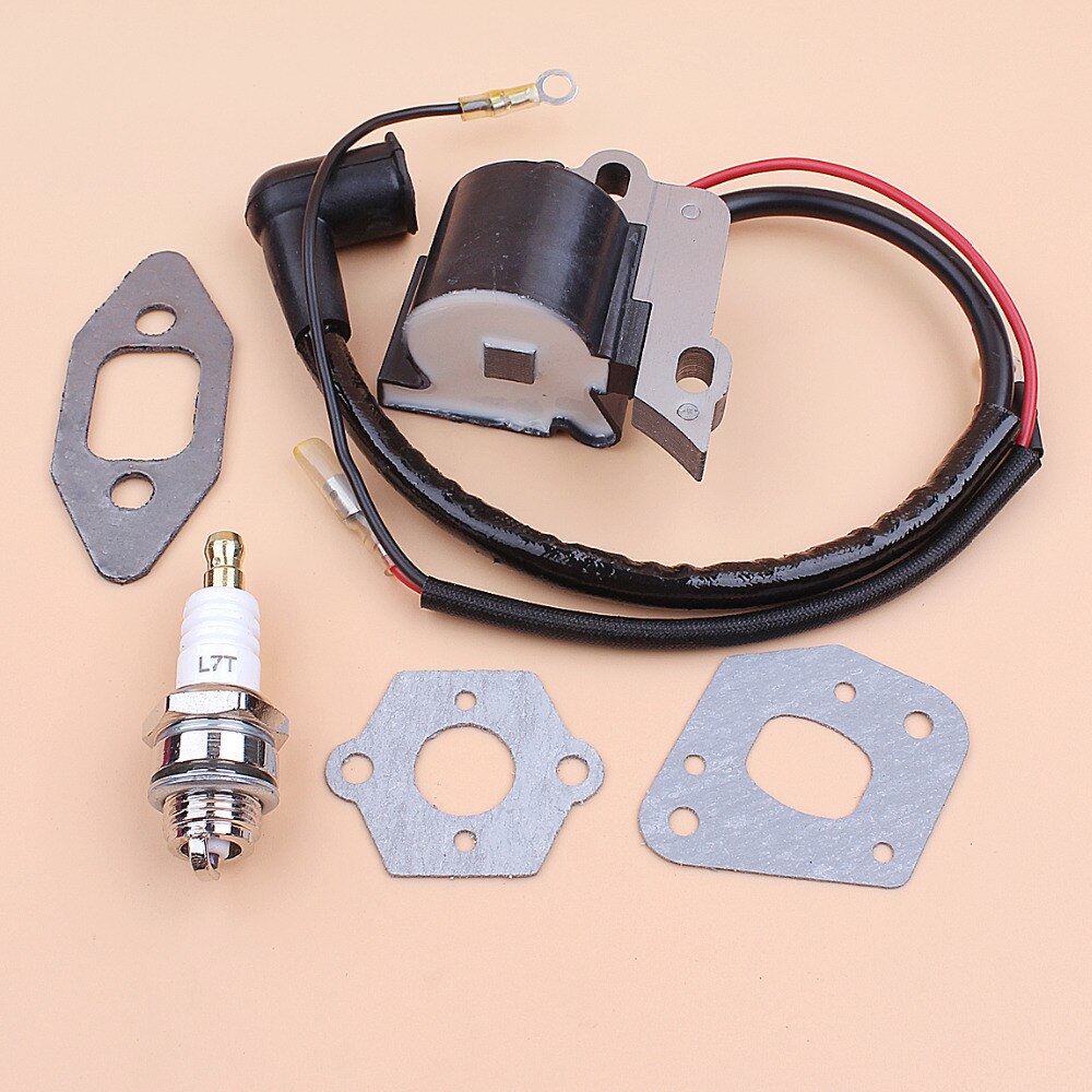 Zündspule Magnet Vergaser Aufnahme Dichtungen für Partner 350 351 370 371 390 420 440 Benzin Kettensäge Ersatzteile Teile