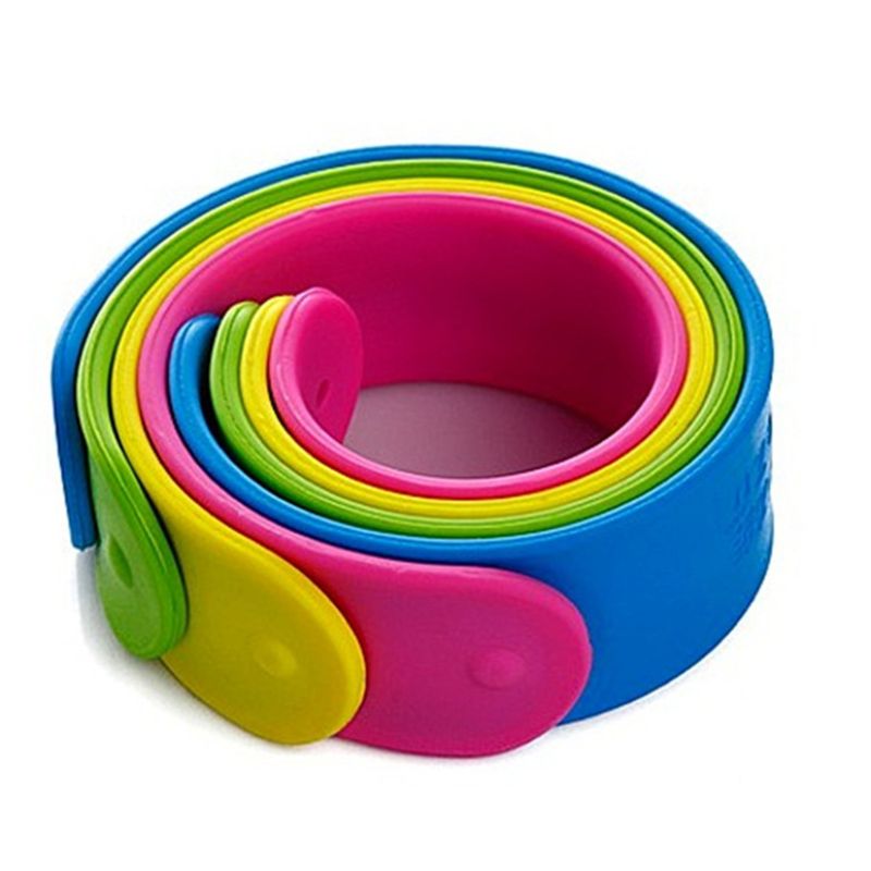 Silicone Slap Bracelets - 24-Pack Kids Soft Bracelets Party Favors for Girls and Boys Birthday, Classroom Rewards, Carni