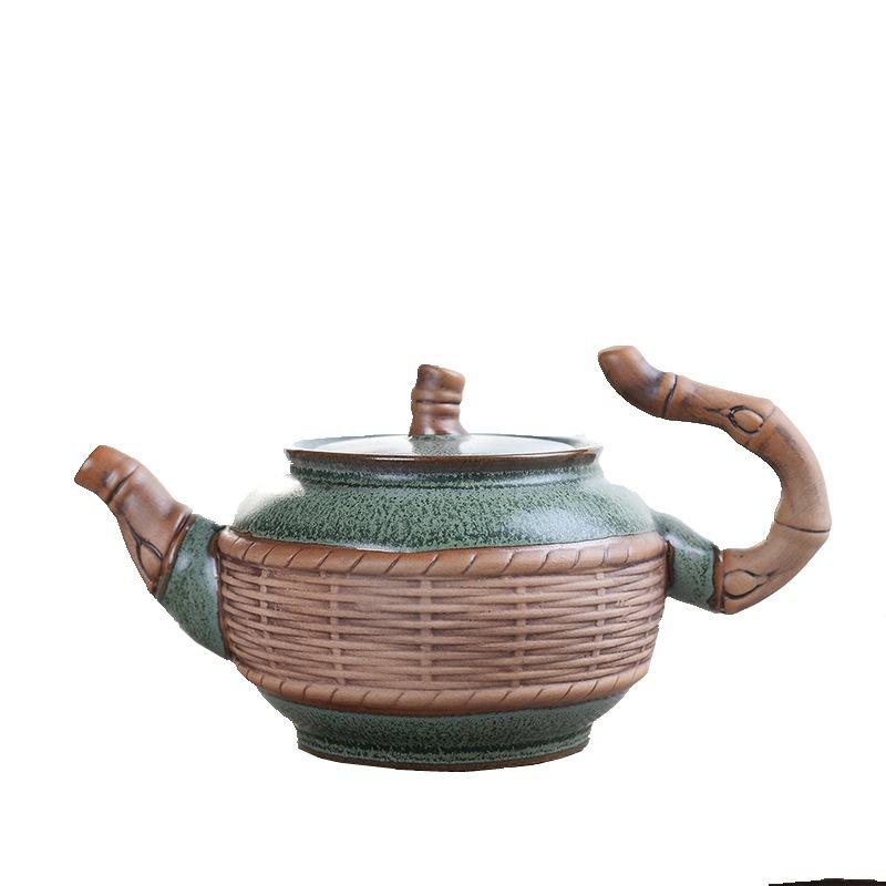 Chinese Kung Fu Tea Set Teapots Household Green Porcelain Kettle with Handle Water Pitcher Jug Teaware Ceramic Teapot Tea Pot