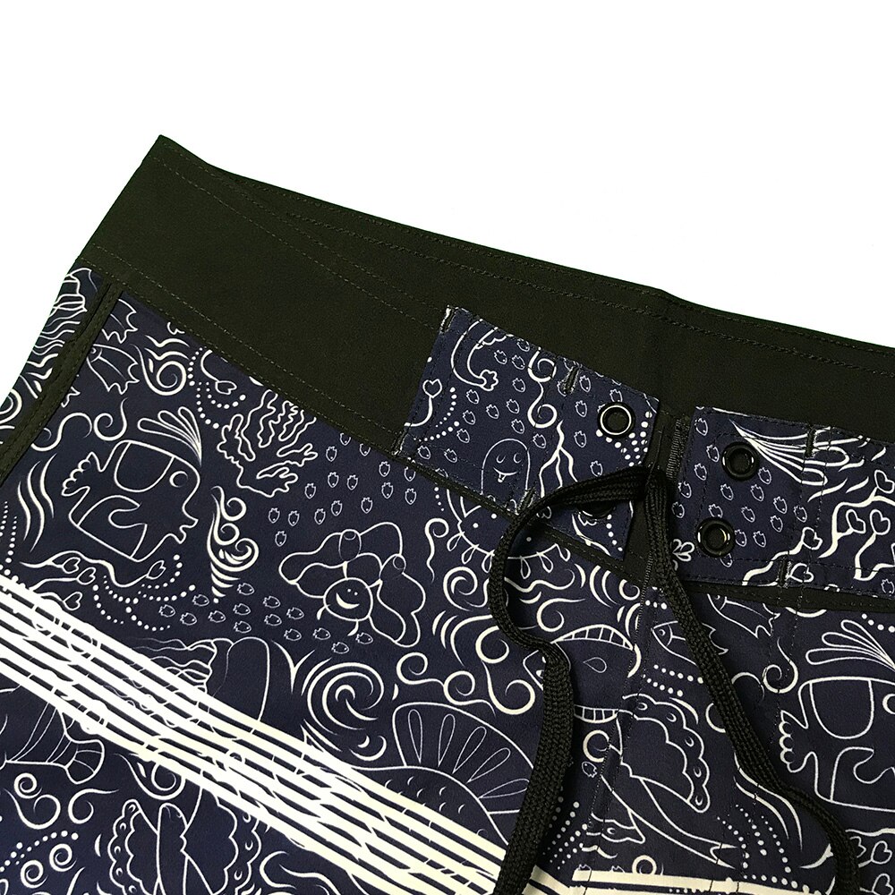 Mannen Strand Shorts, Zomer Zwembroek Mannen Zwembroek Sneldrogend En Ademend, Losse Print, elastische, Casual Shorts