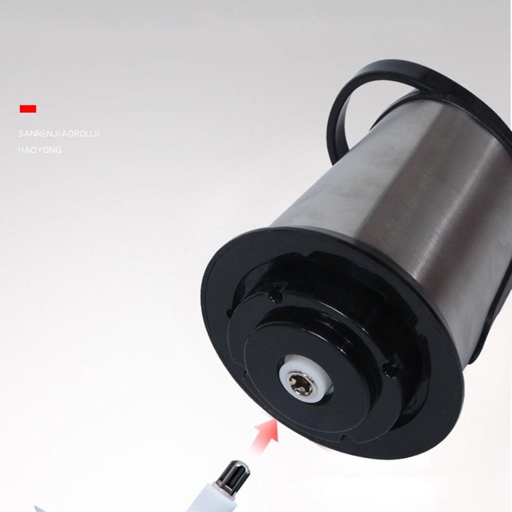 Household meat grinder Food Chopper Stainless Steel Food Processor for Meat Vegetables Fruits 4 Sharp Blades