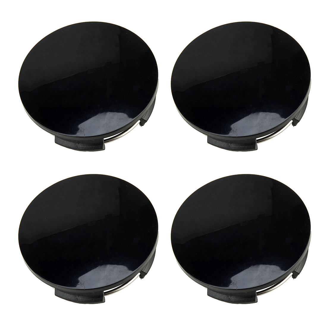 4 szt. 57mm uniwersalna osłona piasty koła samochodowego czarna ABS