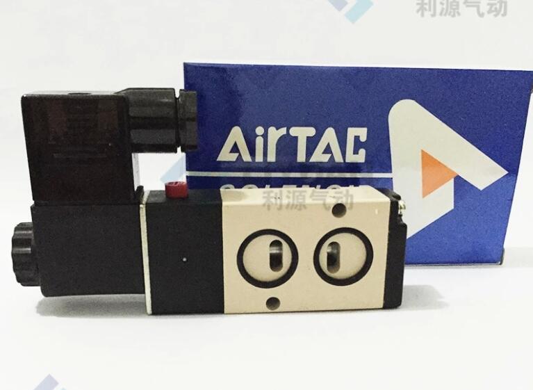 4M310-10 Dc 24V 5 Poort 2Pos 3/8 "Bsp Solenoid Air Valve Enkele Co 12V 24V Ac 110V 220V 4V310-10-DC24V 3/8 Npt,