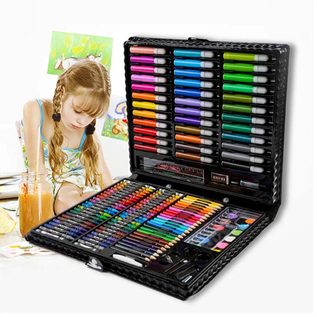 168PCS Painting Drawing Art Artist Set Kit for Kids Children Boys Girls Students Christmas Birthday Festival