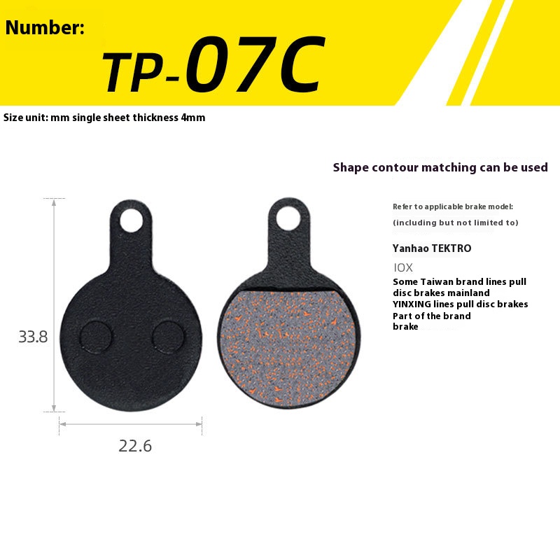 1 par de pastillas de freno de disco hidráulico de bicicleta semimetálica, piezas de bicicleta de montaña MTB, pastilla de freno de disco de resina para BB5 M355 M446: violet