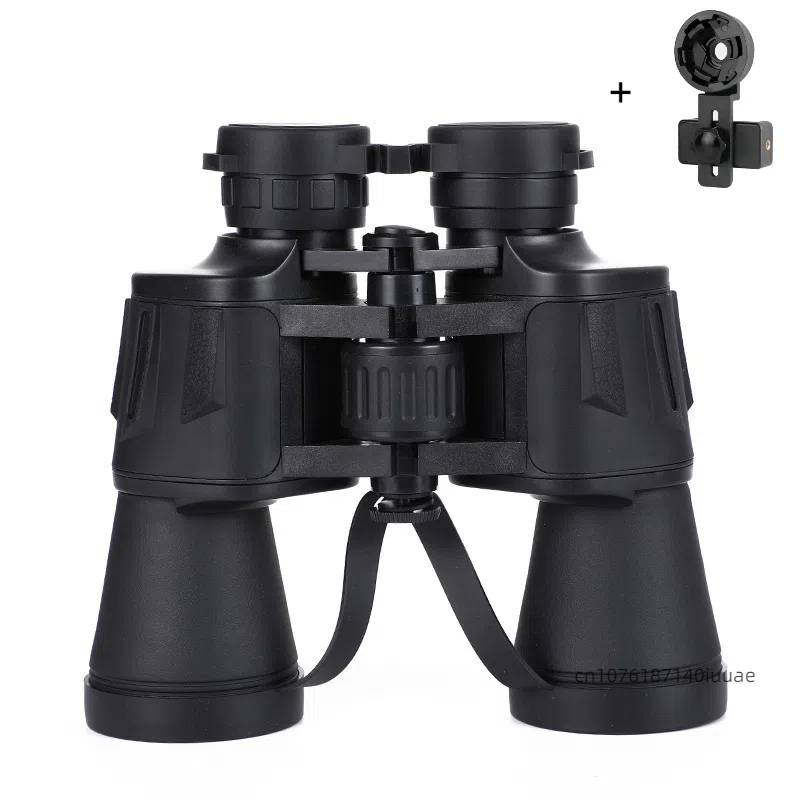 20x50 Binoculars, High Magnification, High-definition, Green Film, Large Eyepiece, Outdoor Travel, Hunting Telescope: Brown