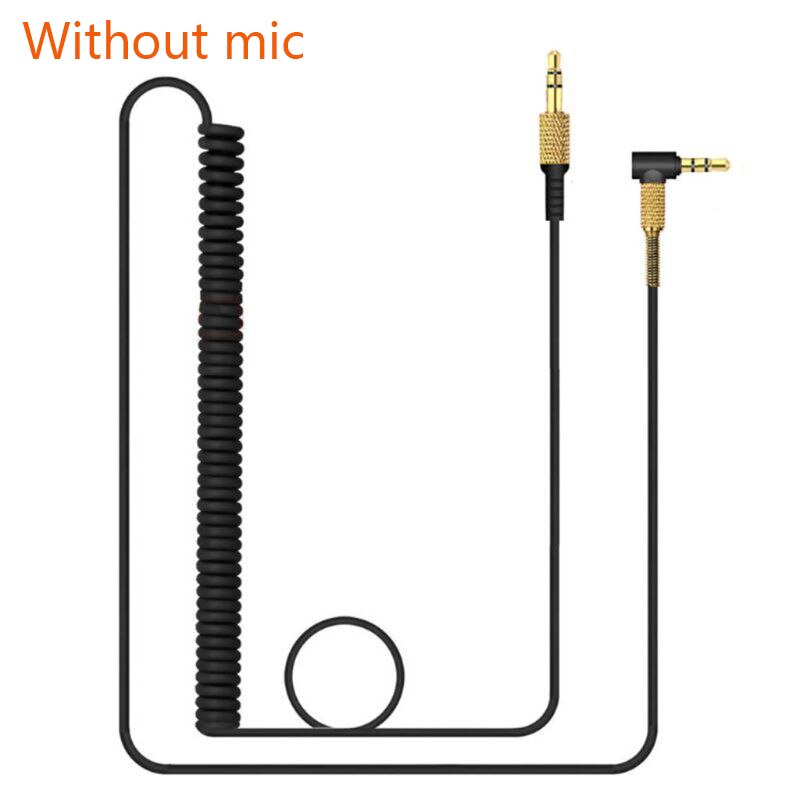 Lente Audio Cable Cord Line Voor Marshall Major Ii 2 Monitor Bluetooth Hoofdtelefoon Qyh: without mic