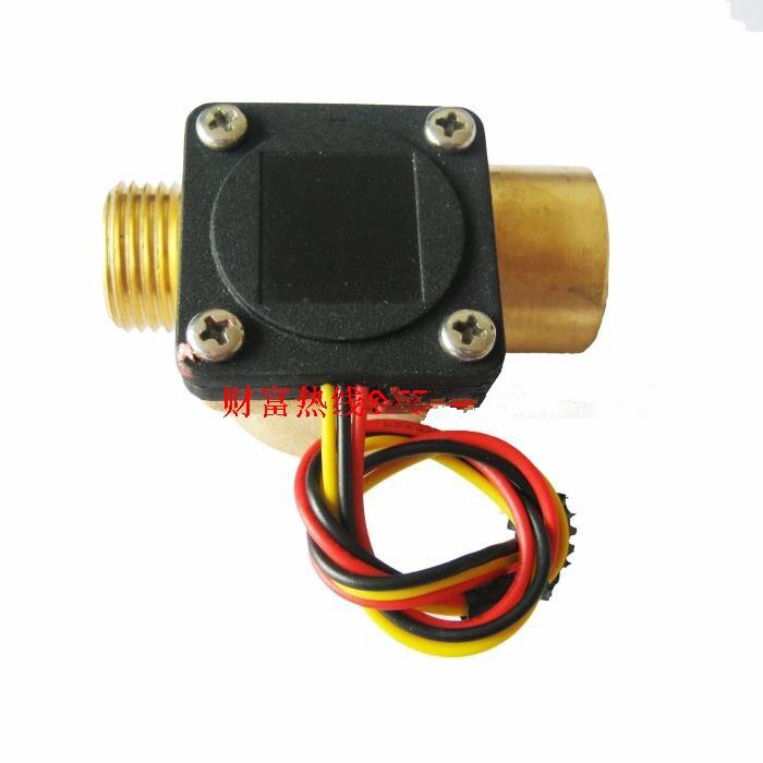 Water heaters flow sensor meter indicator Interface Hall Flowmeter for Drinking fountains DN15 G1/2 0.3-10L/min 1.5MPa DC3-24V