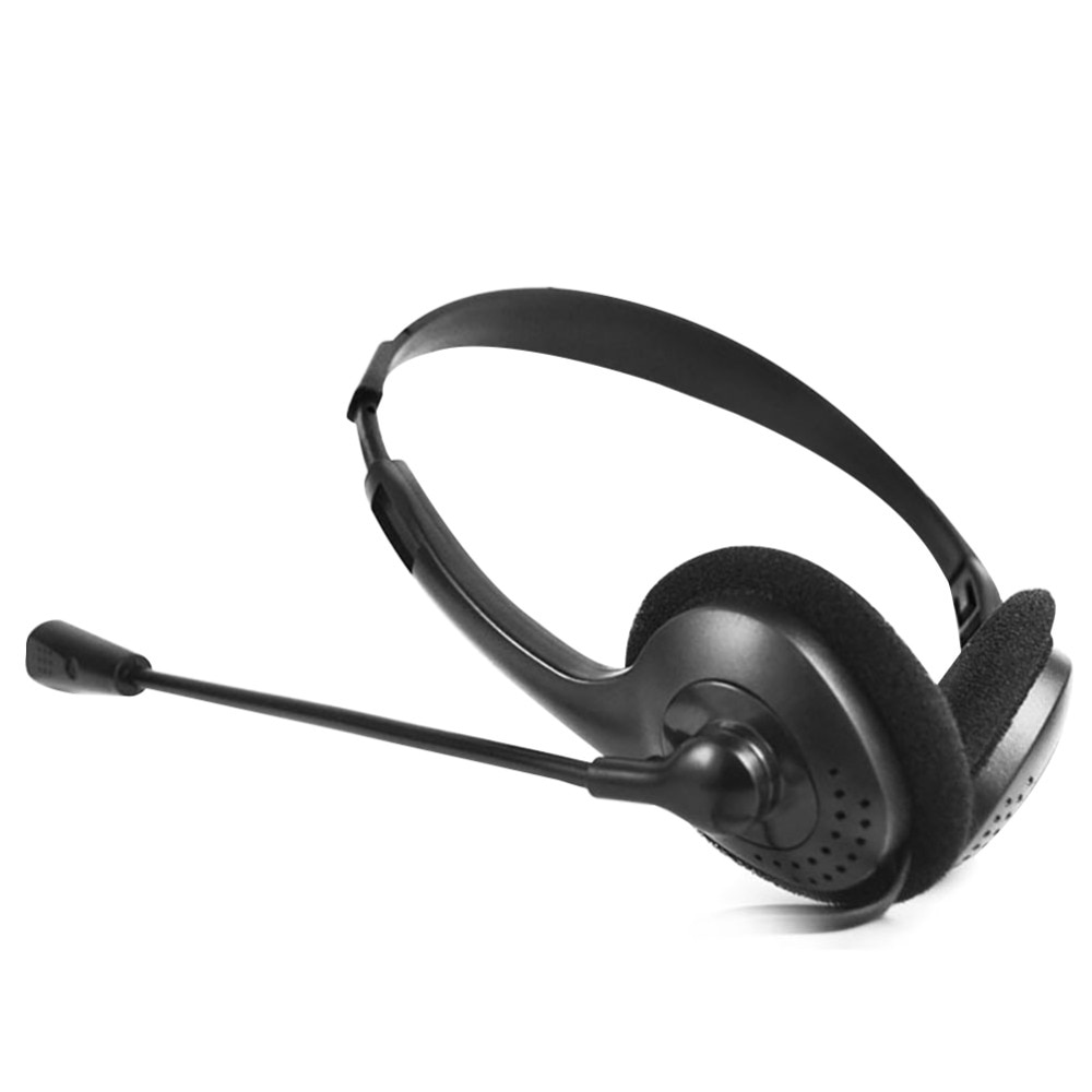 Newest 3.5mm Wired Noise Cancelling Stereo Headset 180 Degree Rotatable Headphone For PC Laptop Computer With Microphone