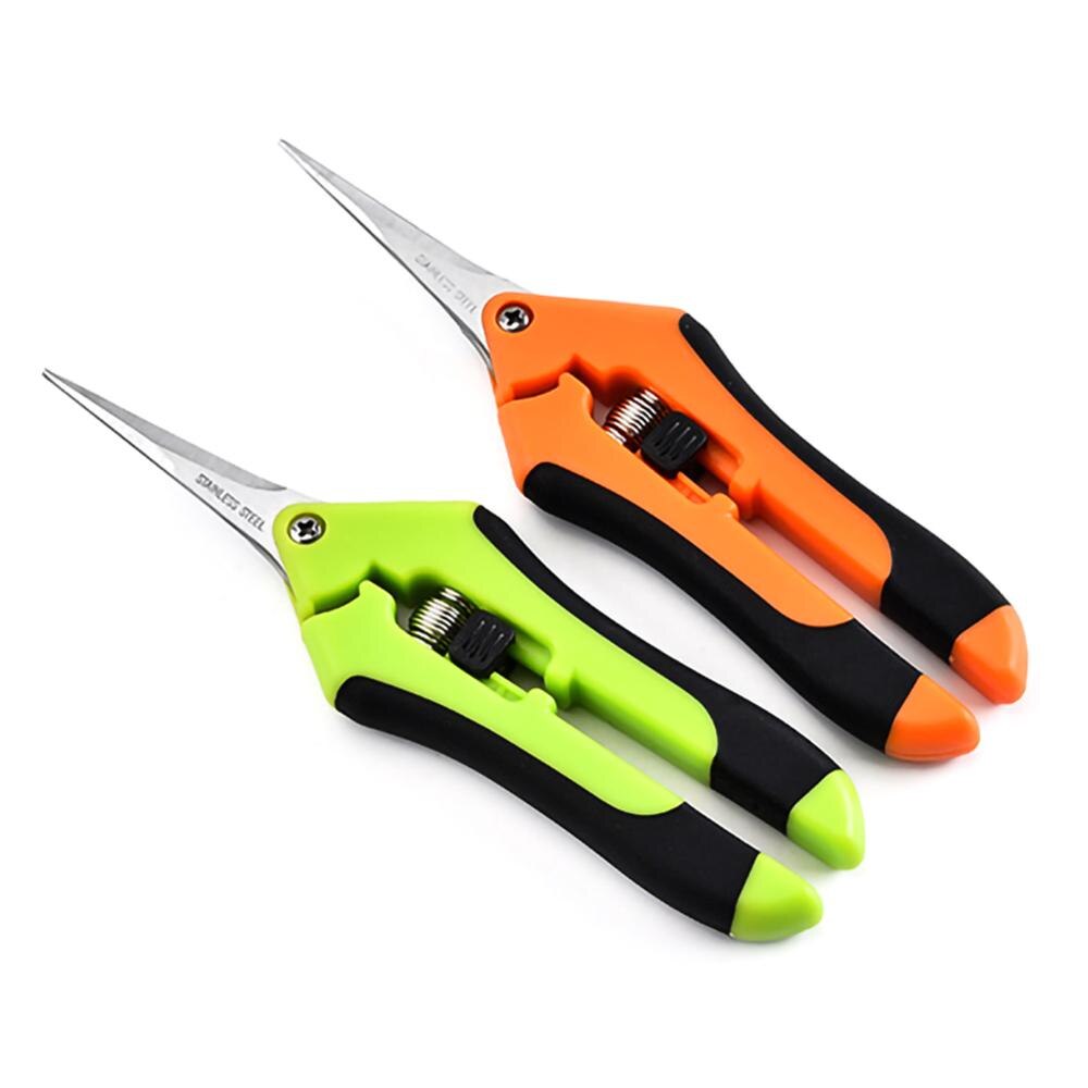1 pcs Gardening Shearing Pruning Hand Pruner Functional Cutter with Straight Stainless Steel Grape Fruit Pruner Garden Tools 40P