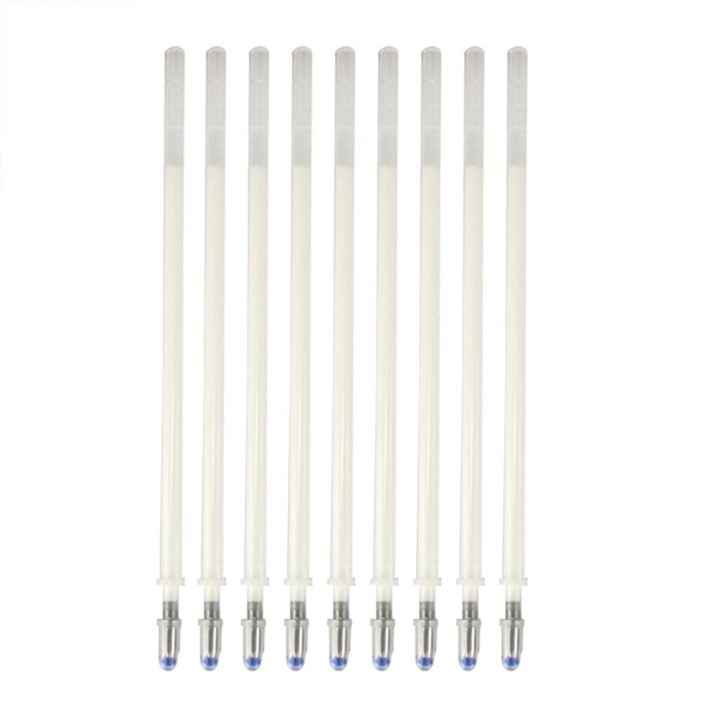 Refills læder 100 stk heat erase pen refills høj temperatur forsvinden pen beklædningsgenstand dash markør  dc156: Hvidt udseende