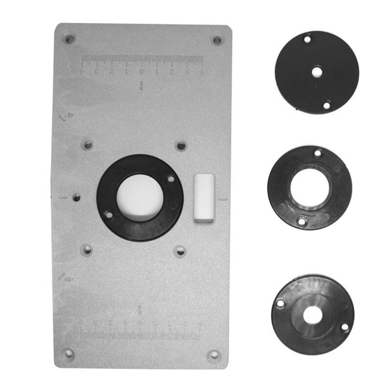 Aluminium Router Tafel Insert Plaat De Trim Panel Voor Houtbewerking Bankjes Met S
