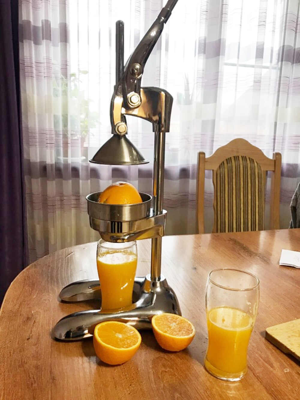 ! Orange Hand Press Commercial Pro Manual Citrus Fruit Lemon Juicer Juice Squeezer