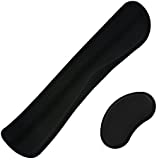 Almohadilla de reposamuñecas para teclado mecánico, juego de almohadillas de espuma viscoelástica para Reposabrazos de ordenador de oficina y portátil: Default Title