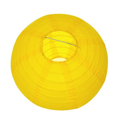 FAROL DE PAPEL lampion de 8 ''(20cm), farolillos chinos redondos de papel, FAROL DE BODA, decoraciones para de cumpleaños, faroles de cielo volador para niños: Amarillo