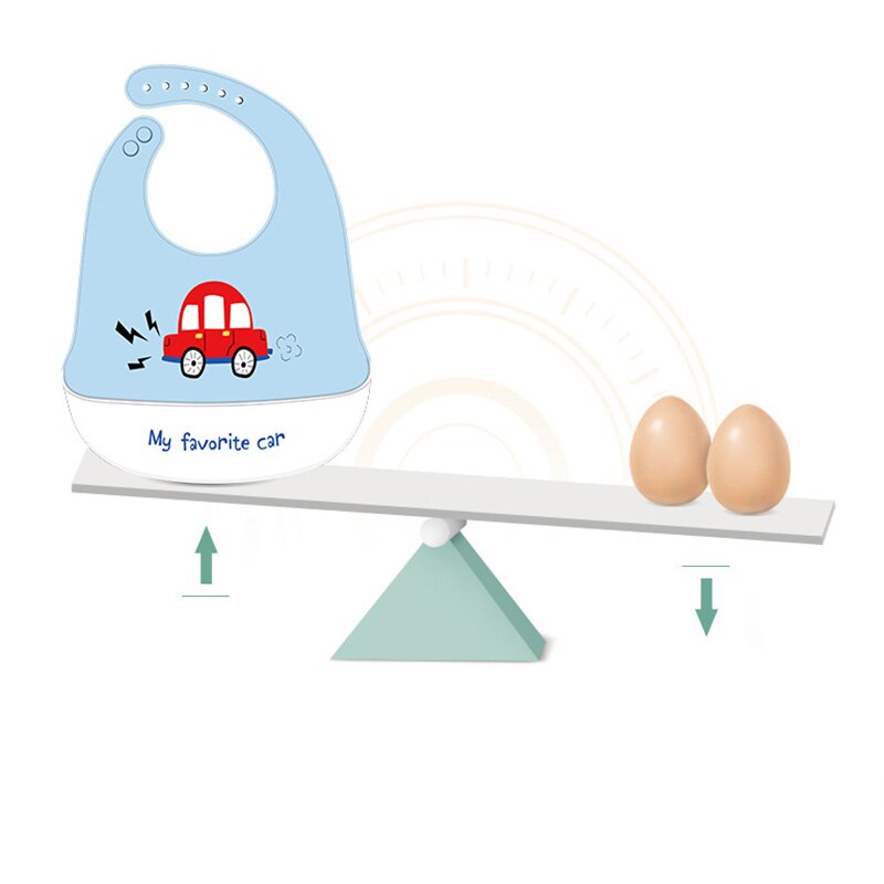 Dessin animé arc-en-ciel bébé bavoirs imperméable Silicone éléphant voiture imprimer bébé trucs fille garçon bébé alimentation bavoirs réglable enfants bavoir