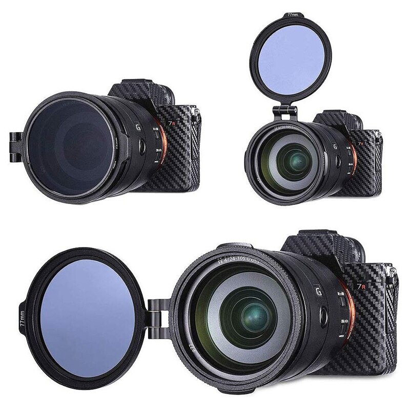 ND 49mm 58mm 67mm 72mm 77mm 82mm Quick Release Switch Bracket Lens Filter for DSLR Camera Photography Lens Bracket