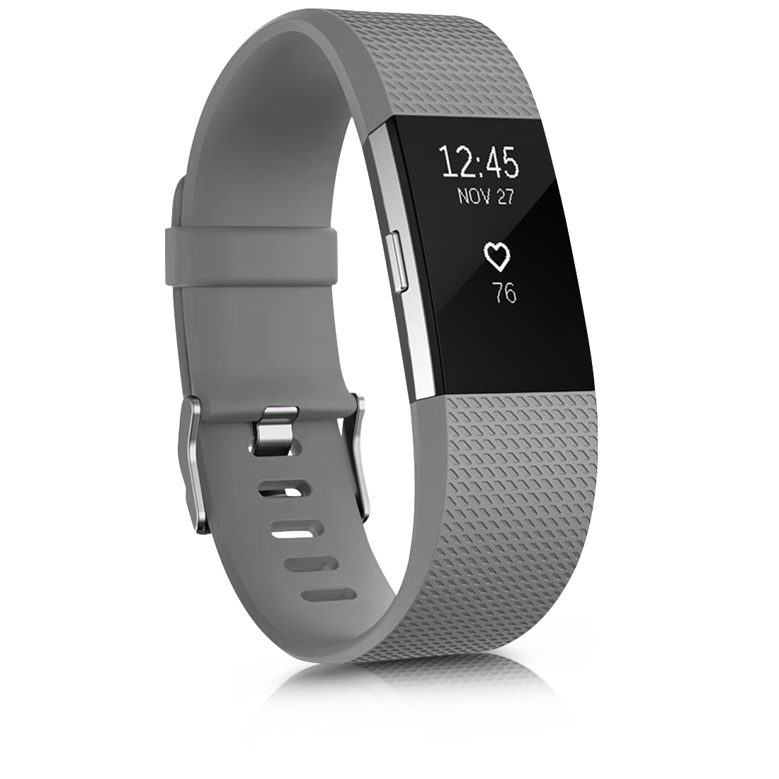 Correa para Fitbit Charge 2, pulsera de reloj, bandas de repuesto de silicona, pulsera para Fitbit Charge 2, accesorios para reloj inteligente: L / Blue pink