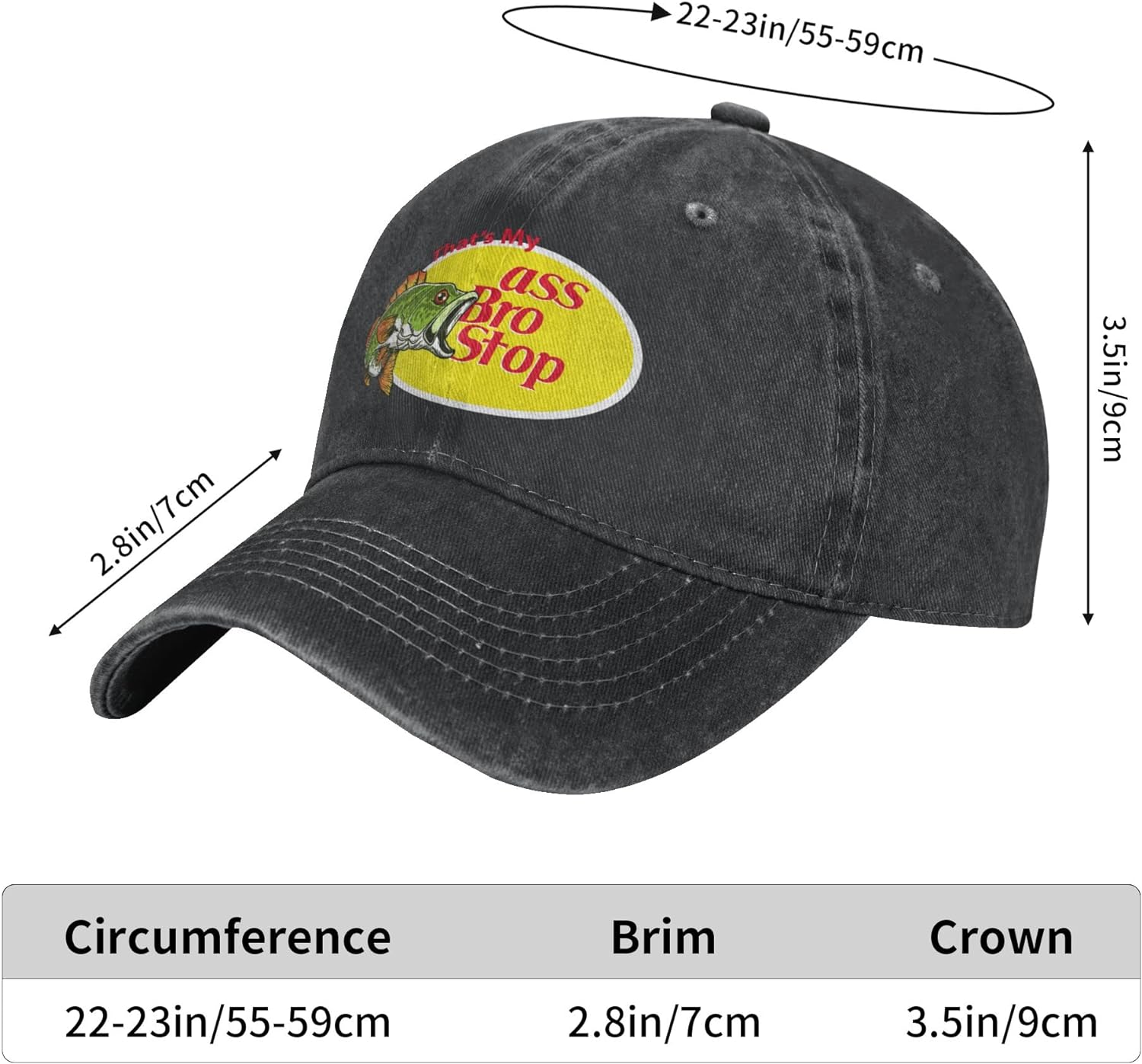 That's My Ass Bro Stop Hat Vintage Dad Hats Baseball Cap