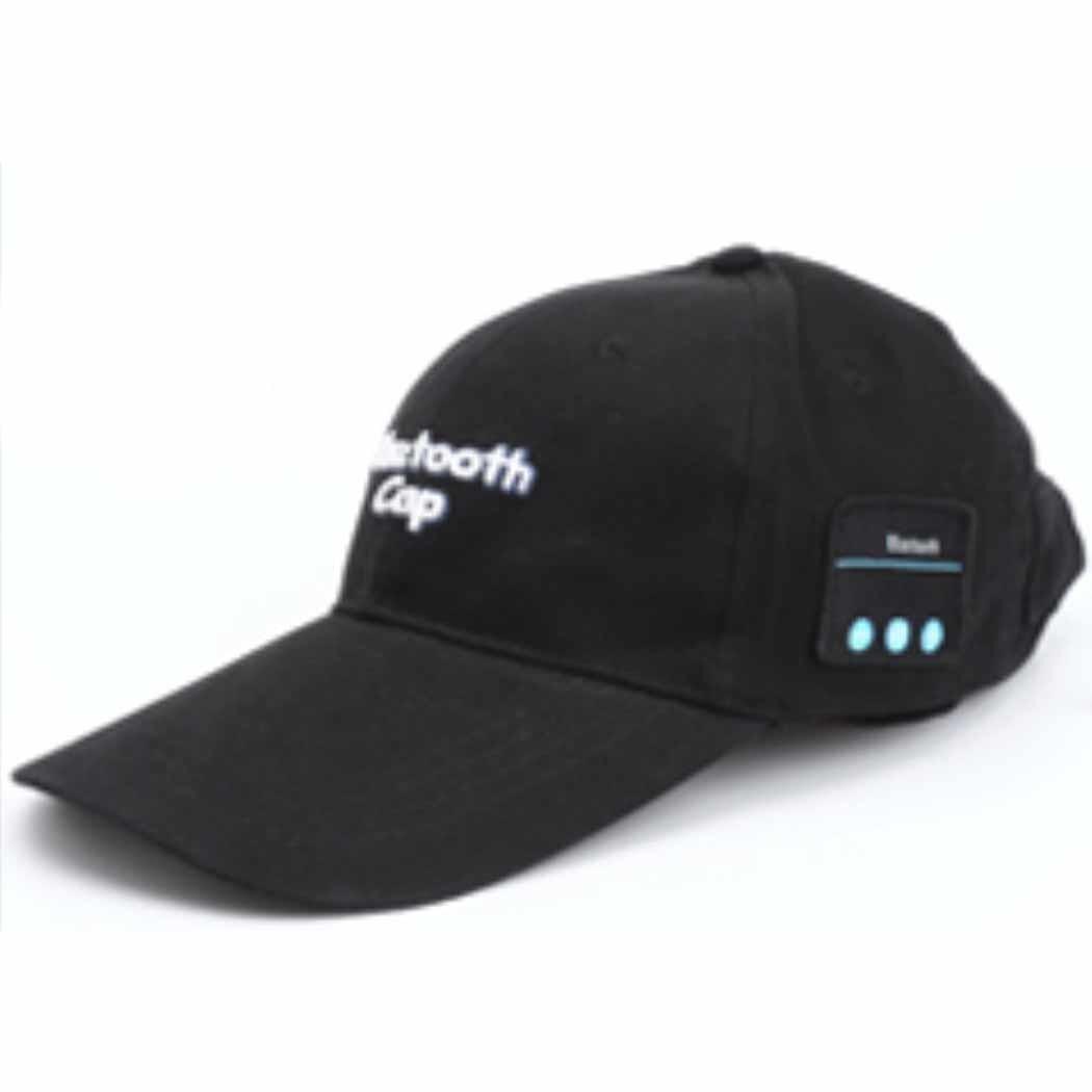Unisex Bluetooth Headset Call Music Stereo Baseball Cap 10 m Data lijn + handleiding BT-01 3-6 H Oortelefoon 4.1 Hoed 2 H: B