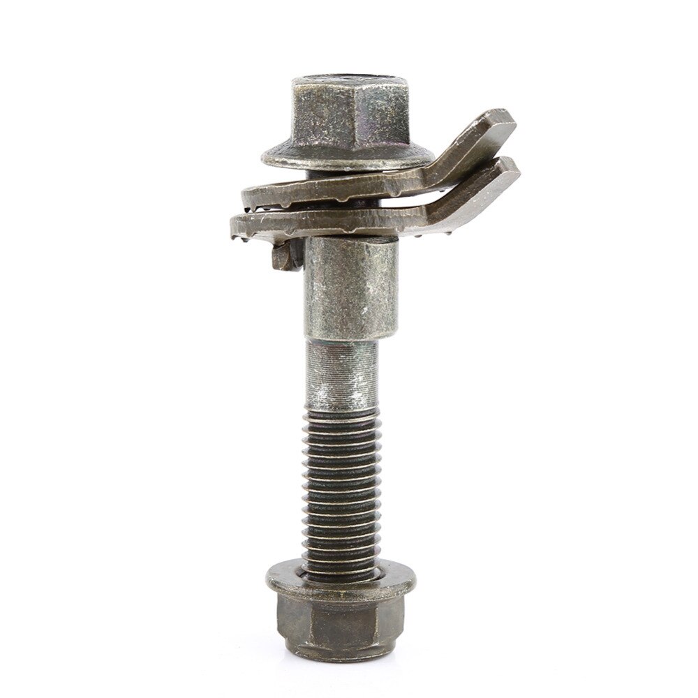 4pcs Camber Kit Cam Bolt 14mm Vehicles Steel Four Wheel Alignment Adjustable Camber Kit Cam Bolt