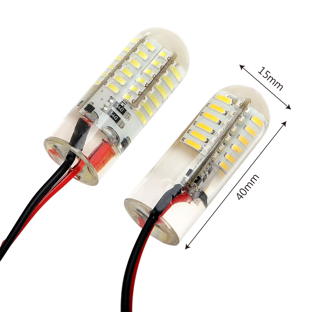 ITimo – lampe LED sous-marine à 48 LED, lumière blanche chaude et froide, idéale pour la pêche en bateau, DC 12V