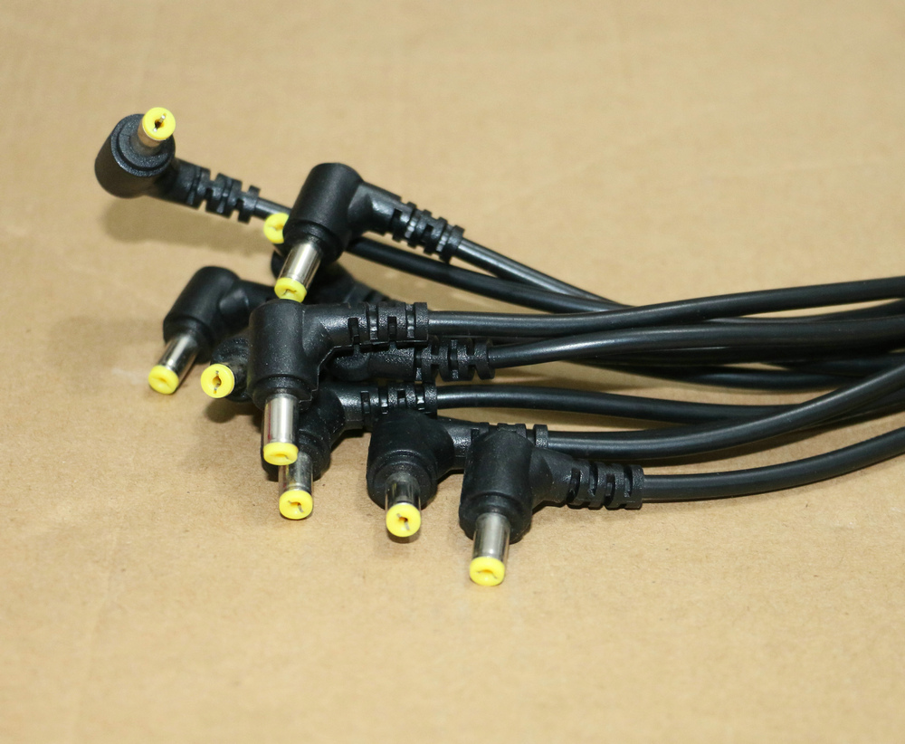2 pcs 22AWG haakse 5.5x1.7mm Male DC power plug connector Enkele Kop kabel met line extension koord voor Acer laptop 29cm
