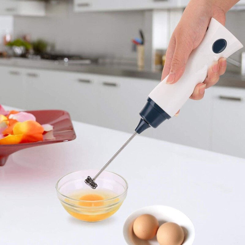 Mousseur à lait électrique automatique, machine à café en mousse pour lait d'œufs, outils de fouet à Cappuccino, cuisine Portable, chocolat, prise ue
