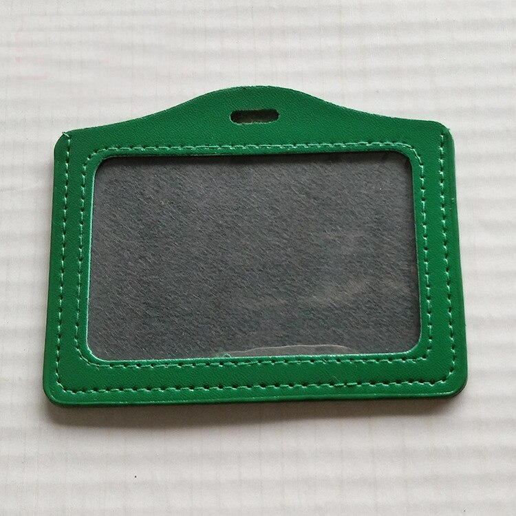 1PC Bank Credit Card Holder Student Bus ID Holders Identity Badge Protective Cover Men Women Office Business Card Holder Wallet: 4