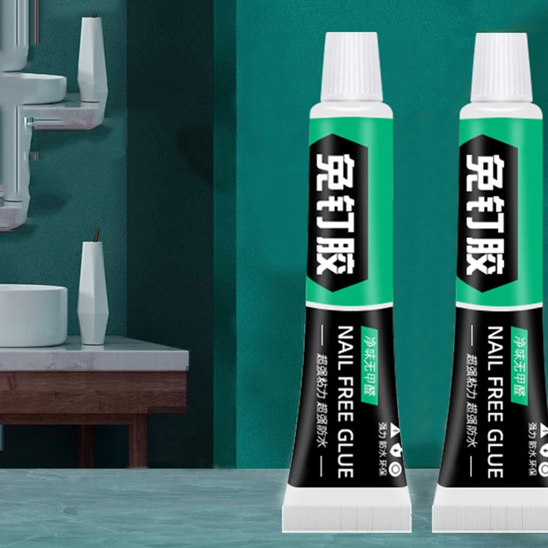 6-60ML Universele superlijm Sneldrogende lijm Sterke lijm Afdichtmiddel Fixlijm Nagelvrij voor briefpapier Glas Metaal Keramiek